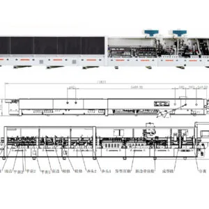 J-C 45 Derece Panel Edge Banding Machine