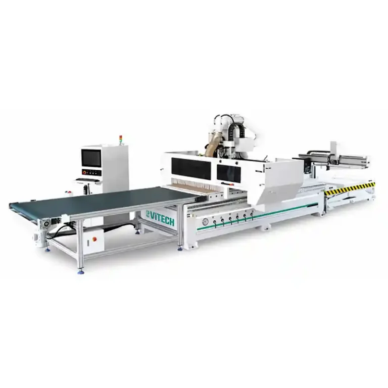 2100×2800 mm İki Makineli Barkodlu Yükleme Boşaltmalı CNC Router Hattı