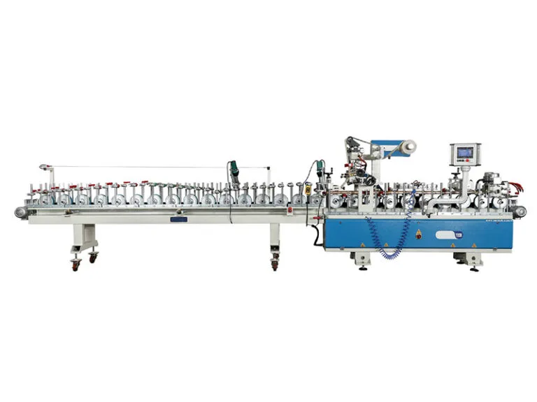 &P 350 Kl6.5-W-1 Po-Eva Tutkallı Kasa Pervaz Wrapping Machine Kasetli